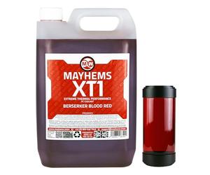 Mayhems - XT1 Premixed PC Coolant - Computer Water Cooling Fluid - Liquid Cooling, Thermal Performance Series, 5 Litre, Berserker Blood Red