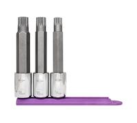 Mayhew Tools 16053 Tamper Triple Square Socket Bit Set, 3-Piece