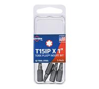 Mayhew Tools 18236-5 USA Torx Plus Insert Bit, T15IP x 1", 5-Pack