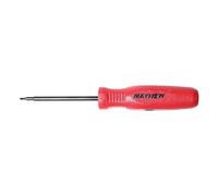 Mayhew Tools 31394 Micro Torx Screwdriver, Red, T7 x 2-Inch
