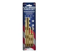 Mayhew Tools 62278 4 Piece Brass Punch Set