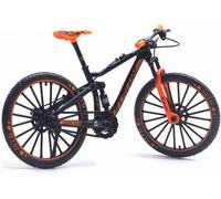 Mayhug Finger Bike,Mini Bicycle Model1:10,Finger Mountain Bike, Scale Desktop Alloy Vehicles Diecast Collection Gifts Racing Toys Mountain Bike Simulation Toy Home Office Ornaments(orange)