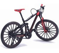Mayhug Finger Bike,Mini Bicycle Model1:10,Finger Mountain Bike, Scale Desktop Alloy Vehicles Diecast Collection Gifts Racing Toys Mountain Bike Simulation Toy Home Office Ornaments(red)