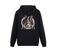 MAYILI Warm Sweatshirts Alice Madness Returns Heavyweight Hooded Black L