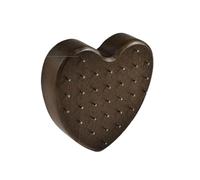 MAYINGLON Ring Box Jewelry Black Walnut Solid Wood Cases Displays 1PC Flower Heart Star Hexagon Square Shape Body Piercing Ring Boxes For Jewellery(Type-F)