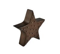 MAYINGLON Ring Box Jewelry Black Walnut Solid Wood Cases Displays 1PC Flower Heart Star Hexagon Square Shape Body Piercing Ring Boxes For Jewellery(Type-K)