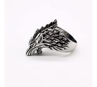 MAYIYAHO 1PC Steampunk Gothic Wolf Head Male Ring Hip Hop Vintage Metal Animals King Big Middle Ring For Men Unisex Jewelry