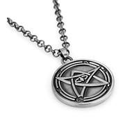 MAYIYAHO New Vintage Howard Phillips Lovecraft Cthulhu Mythos Pendant Key Rings Medieval Signet Runes Gate Necklace Metal Car Key Gifts