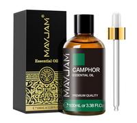 MAYJAM Camphor Essential Oils 100ML, Camphor Oil for Diffuser, Humidifier, DIY, Home, Office