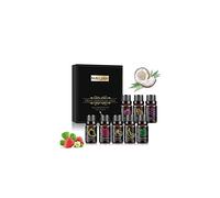 MAYJAM Fruity Fragrance Essential Oils Set 8 x 10ML, Fruits Scented Oils for Diffuser Candle Making - Mango, Passion Fruit, Strawberry, Watermelo