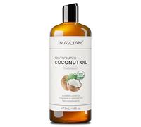 MAYJAM Organic Coconut Oil 473ML, Handcraft Fractionated Coconut Oil, Pure Natural DIY Beauty Recipes, pure coconut oil for Skin and Hair Treatments