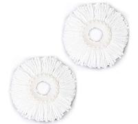 Mayjooy 2PCS Replacement Mop Micro Head Refill, 360° Spin Magic Mop Head