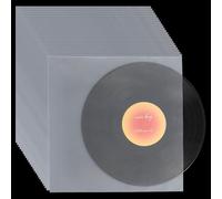 MAYJOYDIY 100 Pcs Vinyl Record Inner Sleeves 32 cm Anti Static LP Premium Plastic Vinyl Sleeve Albums Covers Protect Your LP Albums from Scratches, Dirt & Dust (Frosted)