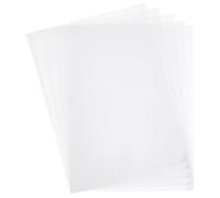 MAYJOYDIY 150PCS Fuse Beads Ironing Paper, 24x18cm Rectangle Clear Thermostability Iron Papers Fuse Bead Crafting Heat Transfer Sheet for Jewlery Making Art Projects School Activities