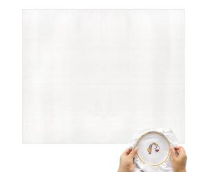 MAYJOYDIY 1m Cross Stitch Aida Cloth 22cm Water Soluble Canvas Fabric