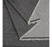 MAYJOYDIY 2.7m Black Denim Fabric, 1.8m Wide Cotton Solid Denim Fabric for DIY Crafts & Sewing Patchwork Jeans Dresses Jackets, Skirts Supplies