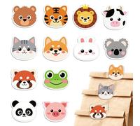 MAYJOYDIY 24Pcs 12 Styles Animal Shaped Bag Clips Rabbit Frog Panda Bear Tiger Lion Bag Sealer Sealing Closures Cute Acrylic Chip Clips for Food Storage Funny Home Office Holders for Bread Snack Bags
