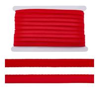 MAYJOYDIY 25m Red Corset Boning Casing 10mm Replacement Bra Cover Band Ribbon Bra Plush Underwire Channeling Tape for Sewing Accessories DIY Wedding Handmade Clothing