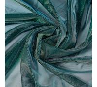 MAYJOYDIY 3 m Sandwich Mesh Fabric Dark Green 150cm Light Elastic Spacer Mesh Fabric Slide Silk Stretch Mesh Fabric Polyester Mesh Netting for DIY Craft Hat Skirts Bags Decoration