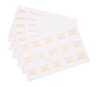 MAYJOYDIY 300pcs Wedding Custom Clear Stickers, Gold 'Thank You for Sharing Our Special Day', Elegant, Gold, Round, Plastic, Indoor Use