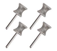 MAYJOYDIY 4 Pcs Diamond Rotary Nail Grinder Bits 1.6 Inch Pet Nail Grinder Wheel Diamond Rotory Bit Dog Nails Grindering Attachment for Small Medium Dogs Cats and Animals
