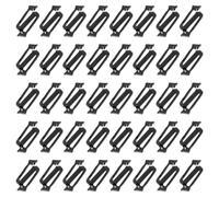 MAYJOYDIY 40PCS Webbing Connecting Clips 2.5cm Molle Webbing Clip Buckle Backpack Schoolbag Buckles Plastic Triglide Slides Clips for Tactical Outdoor DIY Backpack Luggage Strap