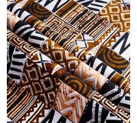MAYJOYDIY 5.5x1.1m African Ankara Wax Print Fabric African Ankara Print Wax Fabrics for Sewing Face Covering Make Craft Projects and Patch Work