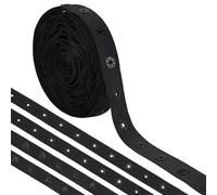 MAYJOYDIY 8.2m Black Snap Button Tape Polyester Snap Button Trim 17mm Sewing Fastener Snap Tape Trim Plastic Press Stud Ribbon Crafting Replacement for DIY Clothes Accessories