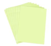 MAYJOYDIY 8 Sheets Glow in The Dark Printable Paper, 21x29.5cm A4 Green Yellow Adhesive Printing Sticker Paper, for Printing Patterns, Logo, Table Stickers, Greeting Cards, Bookmarks