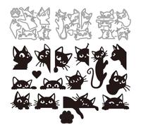 MAYJOYDIY Cat Metal Cutting Dies, Animal Carbon Steel Stencils, DIY Craft Embossing Template for Scrapbooking Paper Crafting Decor Photo Album