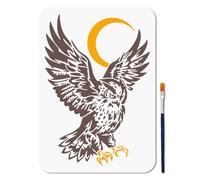 MAYJOYDIY Flapping Owl Painting Stencils Animal Drawing Template 29.7×21cm