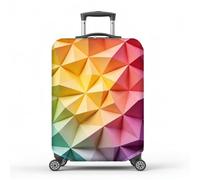 MAYJOYDIY Luggage Cover Elastic Baggage Covers Dust-Proof Suitcase Sleeve Anti-Scratch Washable Suitcase Protector, Geometry, Geometry