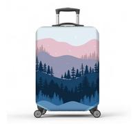 MAYJOYDIY Luggage Cover Elastic Baggage Covers Washable Suitcase Protector S Fit 18-20inch/45cm-50cm Luggage, Forest, Small, Forest