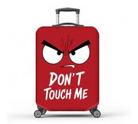 MAYJOYDIY Red Anger Luggage Cover Don't Touch Me Elastic Baggage Covers Fashion Dust-Proof Suitcase Sleeve Anti-Scratch Washable Suitcase Protector L Fit 26-28 inch/66 cm-71 cm Luggage