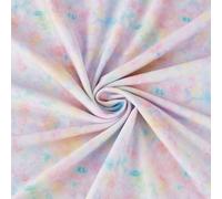MAYJOYDIY Tie Dye Printed Polyester Fabric,2m*1.5m 4 Way Stretch Spandex Knitting Fabric Double Brushed Poly Knit Cloth for Decorative Jewelry Cloth Sheet Pack DIY Craft