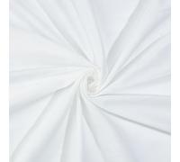MAYJOYDIY White Needlework Fabric 2×1.5m Solid Colour Polycotton Fabric Cloth Quilting Sewing Draping Cloth for Needlework Skirts Bag Tablecloths Garments Flower Pot Decoration