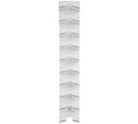 maykawe 1PCS Baseball Holder Hat Organizer 10- Capacity with Dual Display Storage Options 2 Installation Methods Space-Saving Rack for Easy Access (1, White)