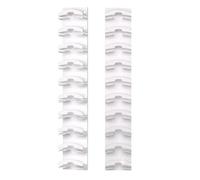 maykawe 2PCS Baseball Holder Hat Organizer 20- Capacity with Dual Display Storage Options 2 Installation Methods Space-Saving Rack for Easy Access (2, White)