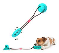 maykawe Interactive Dog Chew Suction Cup Toy Bite Ball Feeder for Cleaning Tug Play Self-Brushing Pet to Keep Dogs Entertained