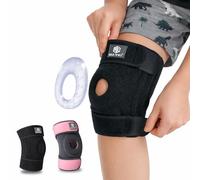MAYKI Kids Knee Support 1Pcs, Adjustable Knee Support with Patella Gel Pad, Childs Knee Support for Meniscus Tear/Ligament Damage, Kids Knee Brace for Running/Sports/Walking