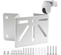 Maylatte Corner Bracket for Security Camera, 270° Wide Angle Metal Wall Mount, Stainless Steel Corner Holder for Eufy Security Solocam S340, PTZ Camera, Outdoor Wall Mount Holder