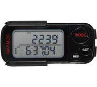 MAYMOC Walking 3D Pedometer with Clip and Strap, 30 Days Memory, Accurate Step Counter, Walking Distance Miles/Km, Calorie Counter, Daily Target Monitor, Exercise Time