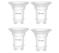 Maymom 15&17mm Flange Insert Compatible with Rumble Tuff Go Cups Hands Free Collection Cups (24 mm)