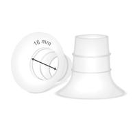 Maymom 16 mm Flange Insert Compatible with Elvie Single/Double Electric, Elvie Stride Cup (24mm), Compatible with Medela PersonalFit Flex Shield, Not Original Elvie Replacement Parts