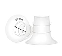 Maymom 2 x 21mm Compatible with Medela and 24mm Shields Flanges Compatible with Wearable Cups, Reduces 24mm Channel to 21mm