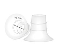 Maymom 20 mm Flange Insert Compatible with Elvie Single/Double Electric, Elvie Stride Cup (24mm), Compatible with Medela PersonalFit Flex Shield, Not Original Elvie Replacement Parts