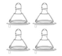 Maymom 2nd Gen. Silicone Nipple Slow Flow, 4pc; Compatible with Spectra/Motif Luna/Maymom Widemouth Bottles