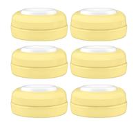 Maymom Aka Travel Caps with Re-writable Sealing Disc Compatible with Front Wide Mouth Bottles; Cap Replace Before Natural Bottle Sealing Ring and Sealing Disc, 6pcs. Yellow