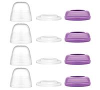 Maymom Bottle Dome Cap, Bottle Top, Sealing Disk Compatible with Lansinoh Bottle, Momma Bottles, Not Original Lansinoh Pump Parts, Signature Pro,Smartpump, Manual Breastpump