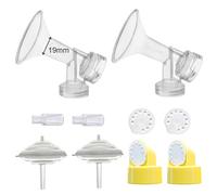 Maymom Breast Shield Set and Accessories for Medela Freestyle Breast Pump (19 mm)
